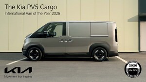 Kia's PV5 wins the '2026 International Van of the Year'