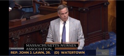 State Representative John Lawn sponsored the healthcare workplace violence prevention legislation put forward by the MNA, MHA, and 1199SEIU.