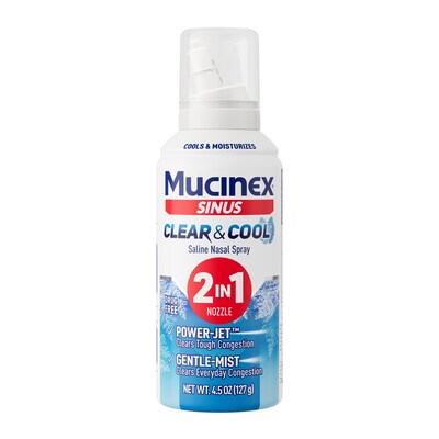 Mucinex Clear and Cool Saline Nasal Spray