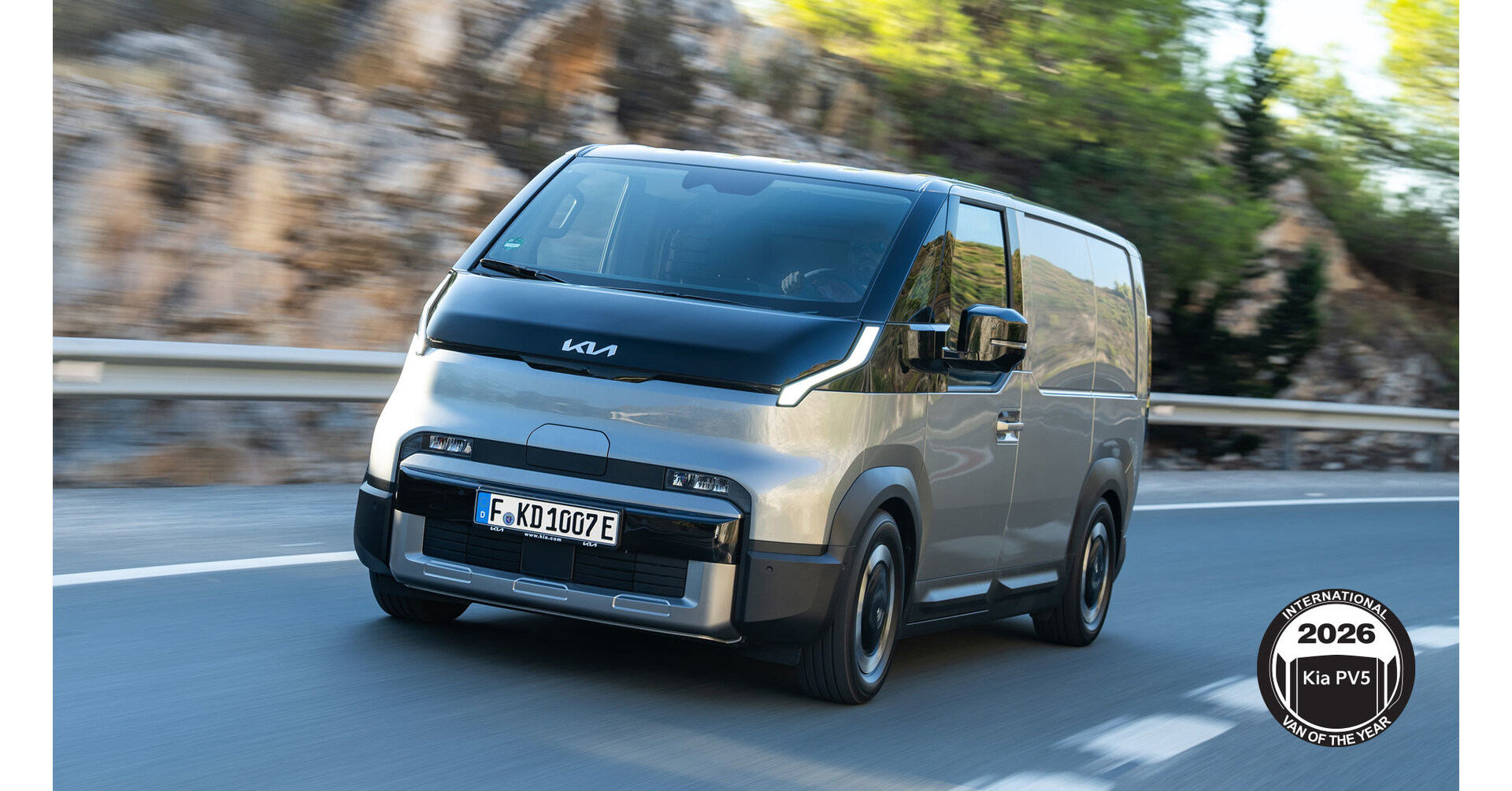 Kia's PV5 wins the '2026 International Van of the Year'