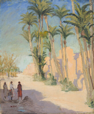 Marrakech, the rare and important canvas by Sir Winston Churchill from The Hudson’s Bay Company Collection sold for $1,561,250 at Heffel’s fall auction (CNW Group/Heffel Fine Art Auction House)