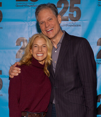 Jessica Seinfeld and new CEO of Good+Foundation Anthony Tassi at the Good+Foundation 25 Kickoff Community Volunteer Celebration