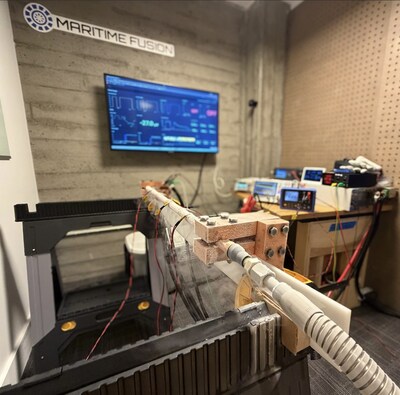 Maritime Fusion's SHIELD Cable in action, cooled to -196C.