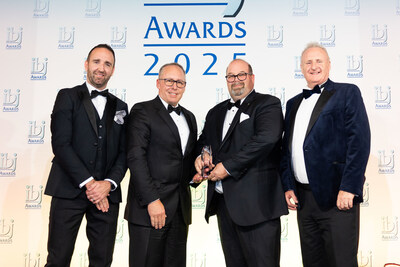 Carl Donnelly, Telestack; Sean Pierce, CEO of LOGISTEC; Frank Robertson, Senior Vice-President of Operations, LOGISTEC; Ray Girvan, IBJ (CNW Group/LOGISTEC)