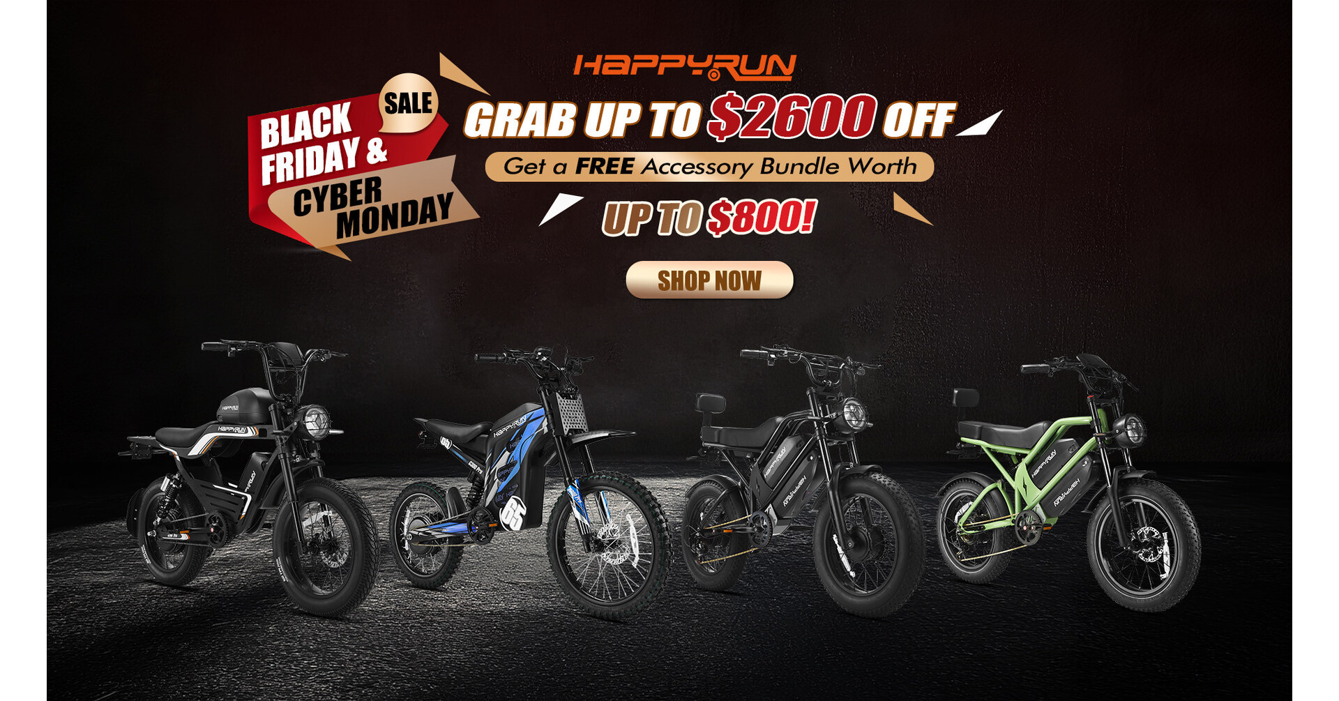 Happyrun Ebike Launches Black Friday 2025 Deals on High-Performance E-Bikes - Power, Performance, and Precision Engineering