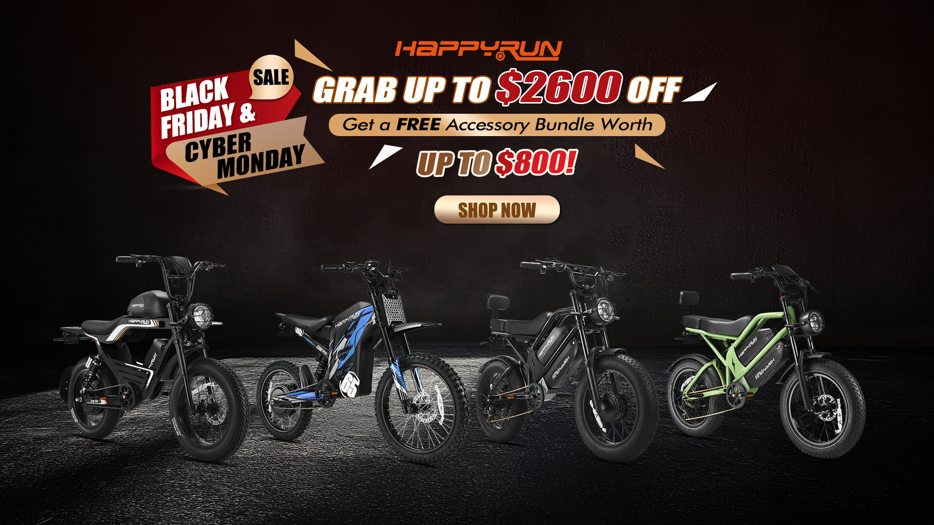 Happyrun Ebike Launches Black Friday 2025 Deals on High-Performance E-Bikes - Power, Performance, and Precision Engineering