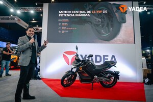 YADEA exhibe su motocicleta eléctrica insignia Keeness y su línea completa de vehículos eléctricos en EXPO MOTO CDMX
