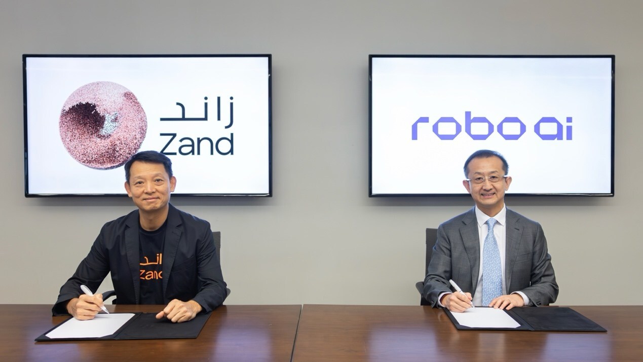 Robo.ai Partners with Zand Bank, the Middle East's First Fully Digital Bank, to Pioneer a New Paradigm in Machine Economy Fintech