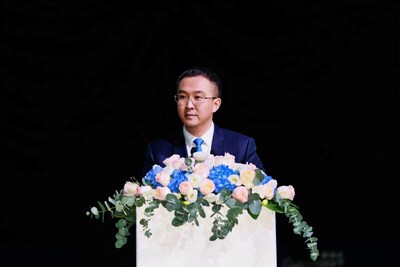 Mr. Sunny Shang, President of Huawei Cloud Asia Pacific, delivering welcome remarks