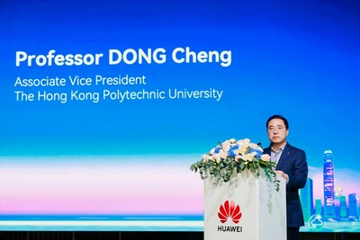 Prof. DONG Cheng, Associate Vice President of The Hong Kong Polytechnic University, delivering opening remarks