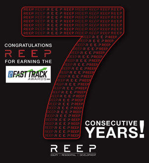 REEP Earns Seventh Consecutive San Antonio Business Journal Fast Track Award