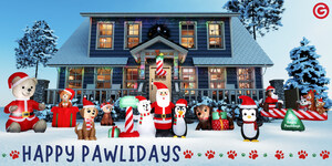 Happy Pawlidays! Airblown® Styles Featuring Festive Furry Friends