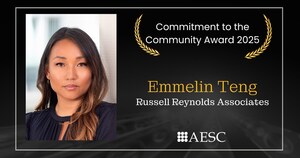 Emmelin Teng Honored with AESC Commitment to the Community Award