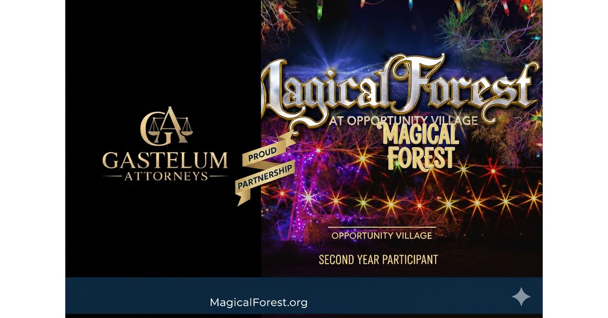 Gastelum Attorneys Light Up Magical Forest for 2nd Year!