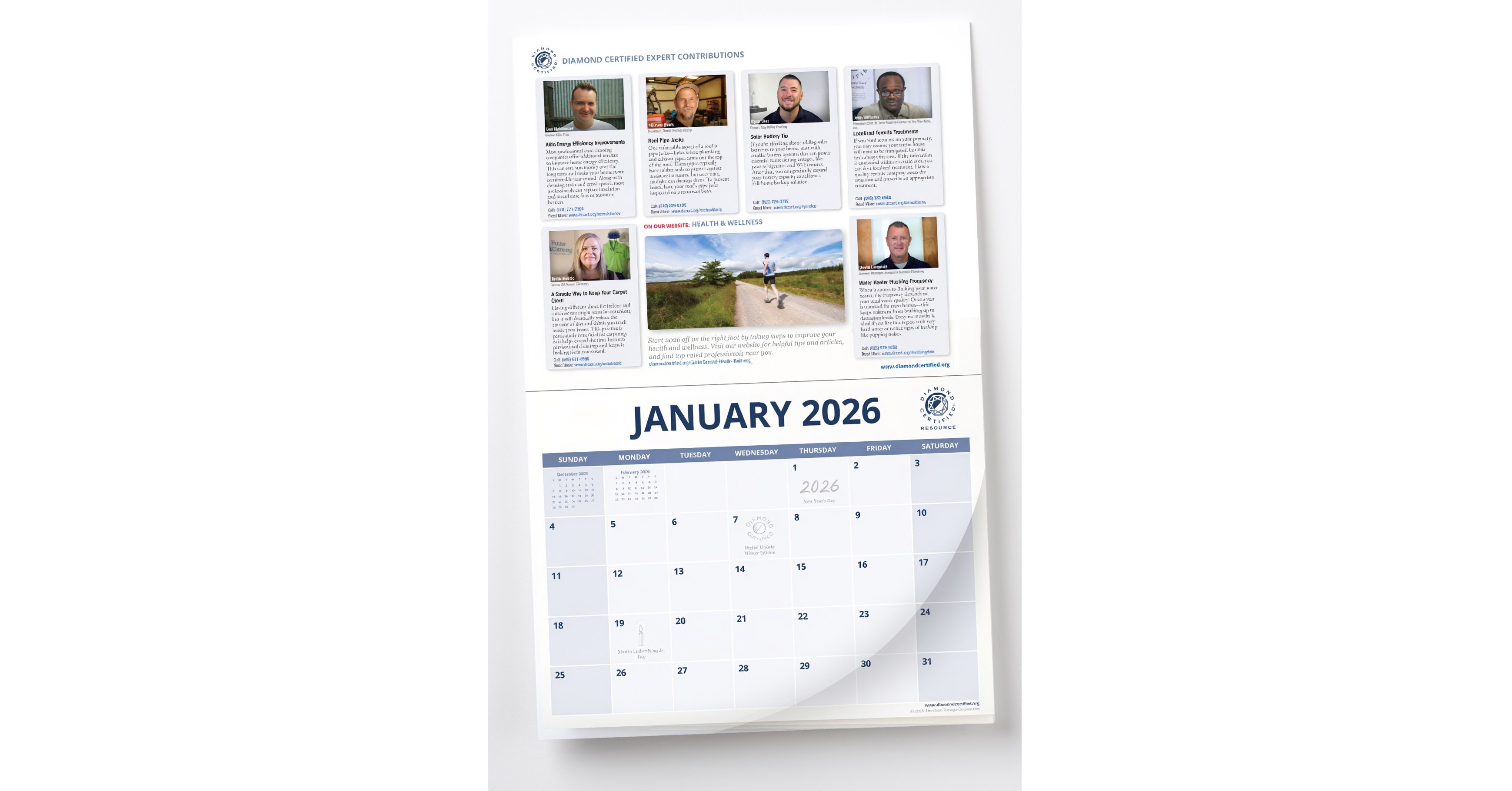 NEW 2026 Diamond Certified Local Experts Calendar