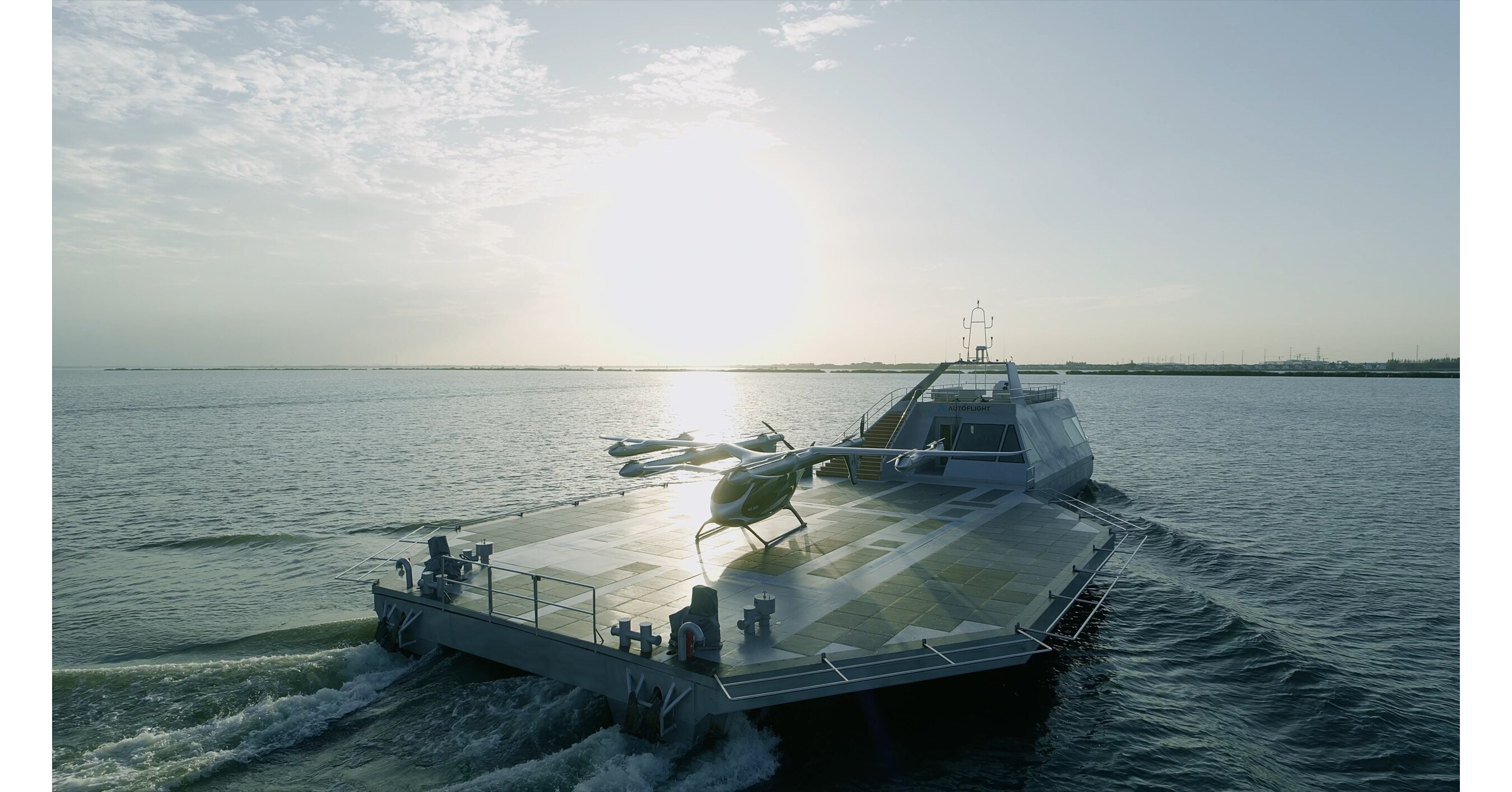 AutoFlight Aviation Technology stellt kohlenstofffreien eVTOL Water Vertiport vor
