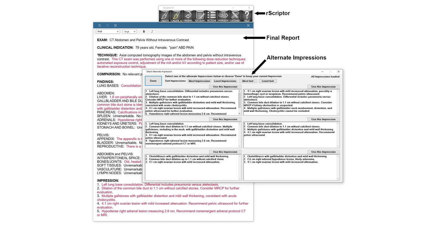 rScriptor Enhances Radiology Workflow With Flexible AI Impression Generation