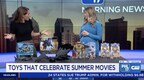 Erika visits PHL17 in Philadelphia to talk about Toys that Celebrate Summer Movies through pretend play