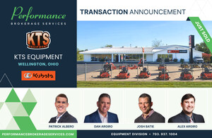 Performance Brokerage Services Advises on the Sale of KTS Equipment, a Kubota Dealership in Wellington, Ohio