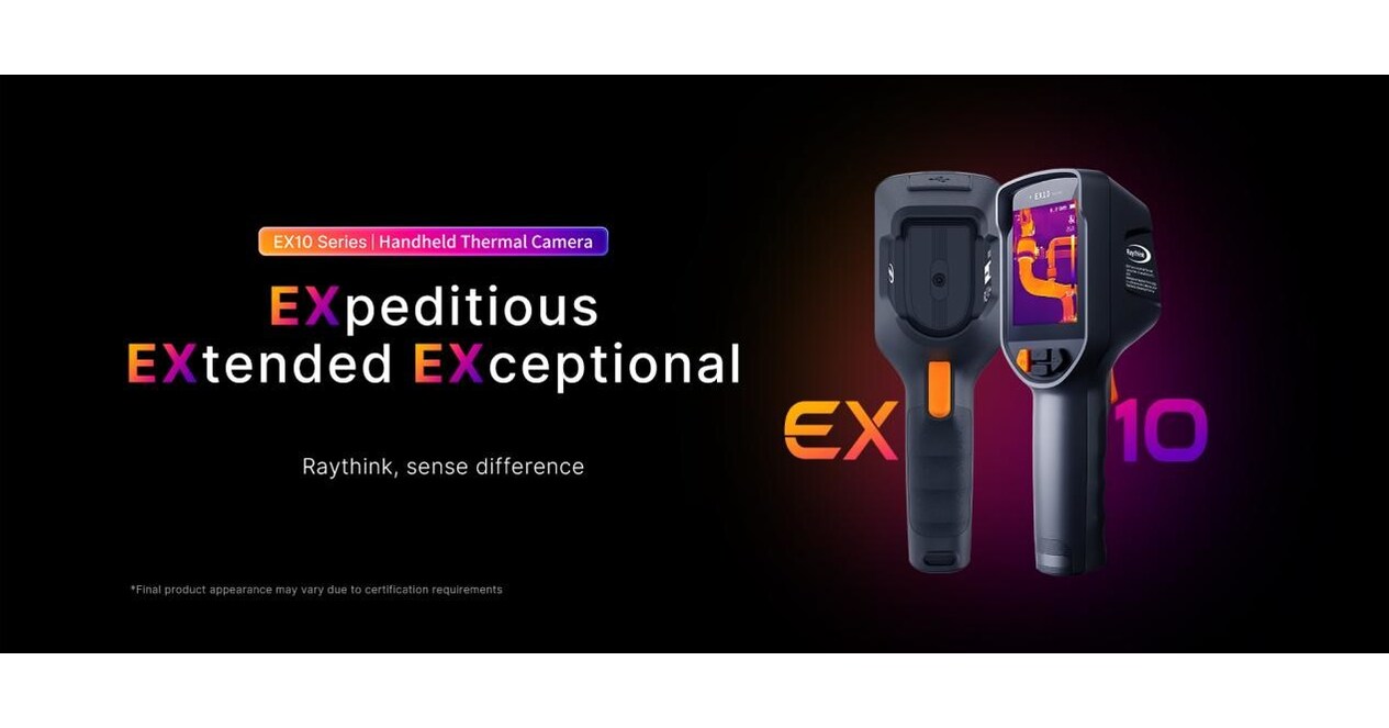 Raythink lanza la nueva serie EX10: cámara térmica portátil de calidad profesional por 169 dólares
