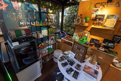 “Print Your Holiday” Interactive Space at Creality Pop-up Store