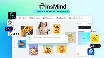 insMind AI Agent: crie imagens e vídeos gerados por IA em uma tela insMind AI Agent: crie imagens e vídeos gerados por IA em uma tela