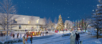 Plan architectural (Groupe CNW/Ville de Montréal - Arrondissement de Pierrefonds-Roxboro)