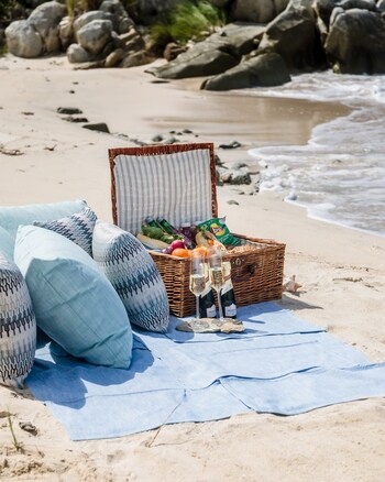 Peter Island Resort's Private Beach Picnic