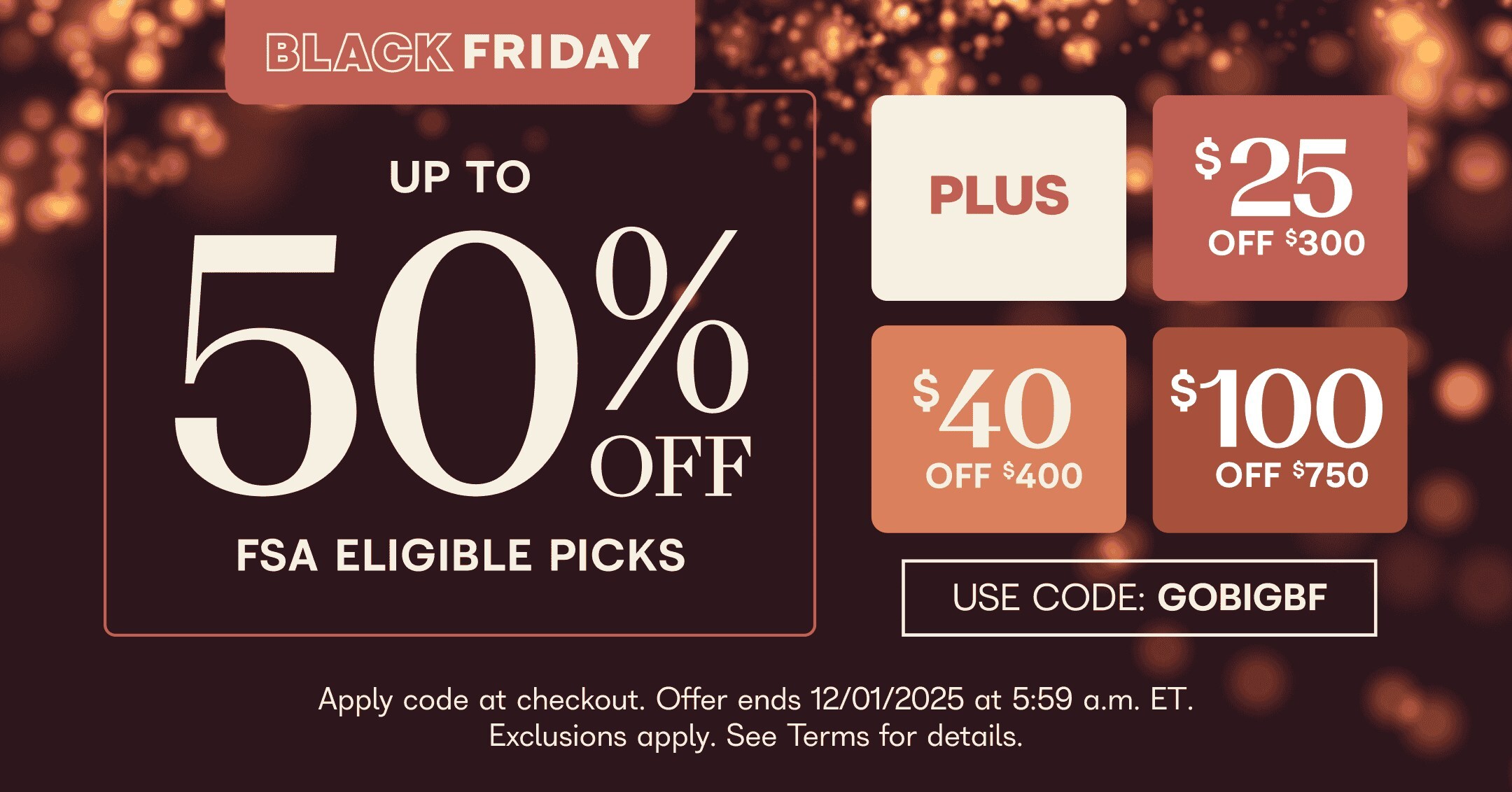'Tis the season for savings: FSA Store® Announces Black Friday Deals to Help Consumers Maximize Flexible Spending Account (FSA) Funds Before the December 31 Use-it-or-lose-it Deadline