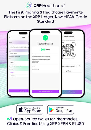 XRP Healthcare LLC Expands First HIPAA-Grade, Open-Source XRPH Wallet Into U.S. and East African Pharmacy Markets