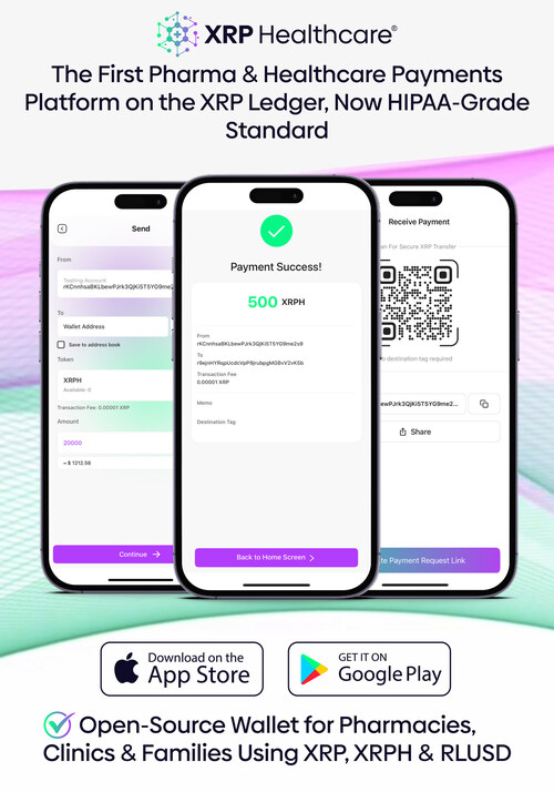 XRP Healthcare LLC Expands First HIPAA-Grade, Open-Source XRPH Wallet Into U.S. and East African Pharmacy Markets XRP Healthcare LLC Expands First HIPAA-Grade, Open-Source XRPH Wallet Into U.S. and East African Pharmacy Markets