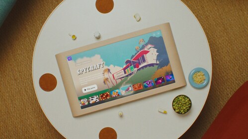Board's original game 'SPYCRAFT'.  Board’s revolutionary Together-Tech connects families through an innovative gaming platform that brings play to life.