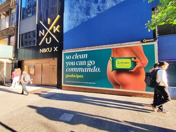 goodwipes unveils vibrant rebrand, cheeky out-of-home campaign, and immersive activations