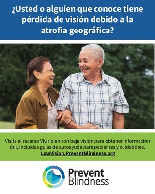 Prevent Blindness provides free educational resources in English and Spanish for Geographic Atrophy Week, Dec. 1-7, 2025.