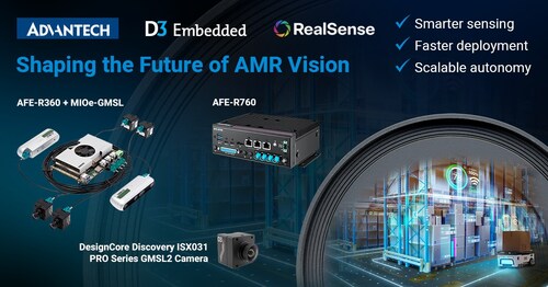 Advantech Partners with D3 and Intel RealSense