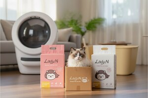 Lady N Expands Its U.S. Presence with Sustainable, Design-Driven Tofu Cat Litter