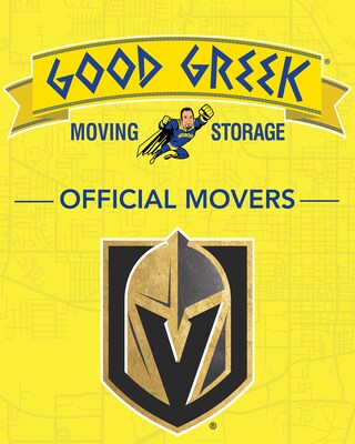 Good Greek Moving & Storage proudly announces its designation as the Official Movers of the Vegas Golden Knights.