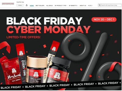JUNG KWAN JANG Launches Black Friday & Holiday Promotions and Introduces New Wellness Innovations for U.S. Consumers