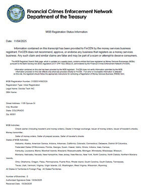 Sisvida Exchange Obtains U.S. MSB License, Advancing Its Global Compliance Strategy