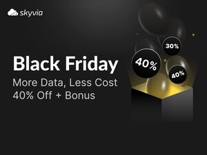 Skyvia Launches Black Friday Offer With 40% Discounts and Free Product Bundle