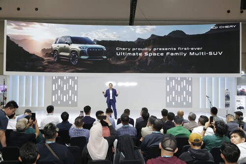 Chery’s First Transformable 7-Seater SUV Debuts in Indonesia, Offering a New Family Mobility Solution (PRNewsfoto/Chery Automobile Co., Ltd.)