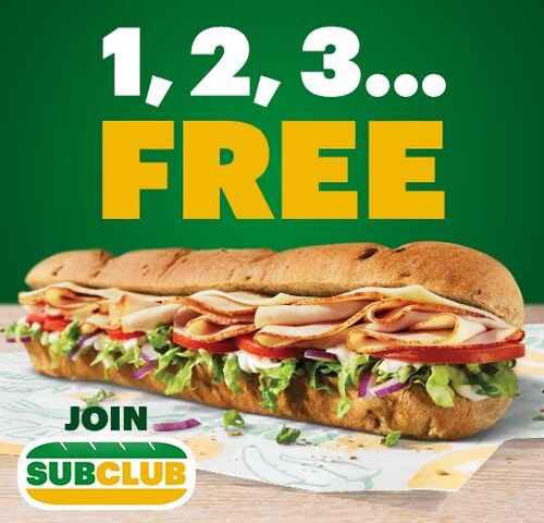 Subway is bringing back its beloved loyalty program, Sub Club, with a modern twist and unparalleled value: every fourth footlong is free! Subway is bringing back its beloved loyalty program, Sub Club, with a modern twist and unparalleled value: every fourth footlong is free!