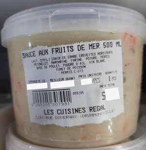 Présence non déclarée de blé, de soya, de sulfites, d'œufs et de lait dans divers produits préparés et vendus par l'entreprise Cuisines Régal inc.