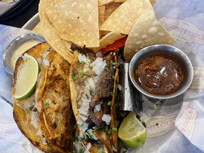 Birria is the on-trend popular Mexican flavor!  Birria Red Chile Sauce from Naughty Chile Taqueria provides just the right amount of smoke, heat and supple flavor to season tacos, burritos, quesadillas and any other Mexican item.