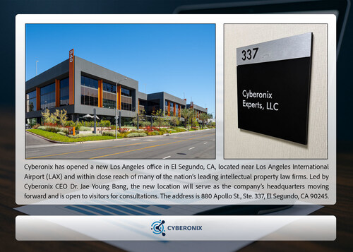 Cyberonix has opened a new Los Angeles office in El Segundo, CA. Cyberonix has opened a new Los Angeles office in El Segundo, CA.