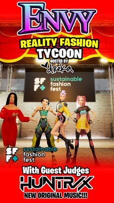 Envy Reality Fashion Tycoon is a Fortnite fashion game hosted by Dreka Gates featuring KPop Demon Hunters.