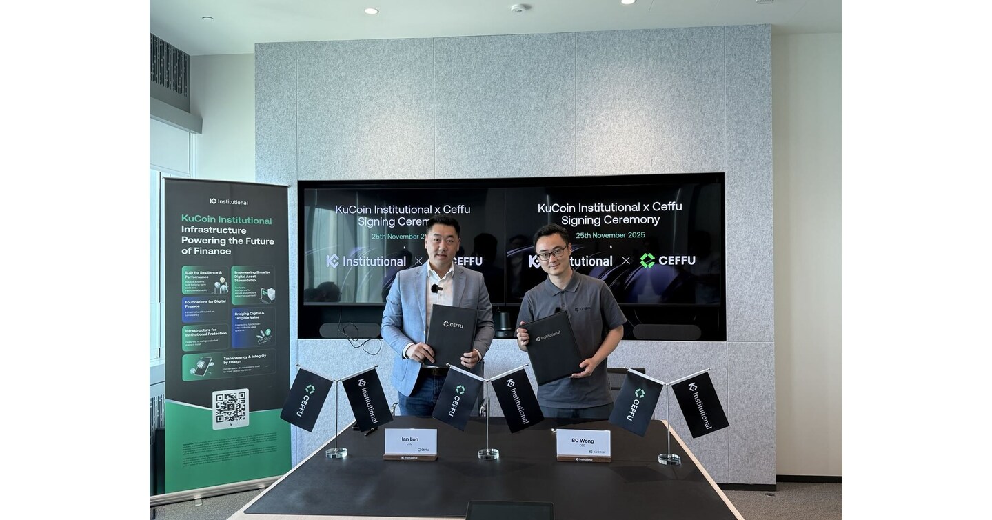 KuCoin Institutional and Ceffu Forge Strategic Partnership to Strengthen Institutional Asset Security and Compliance Infrastructure