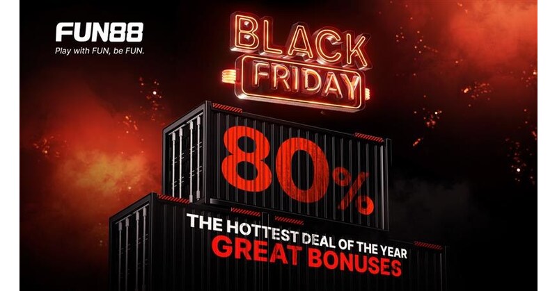 FUN88 lanza una gran campaña de Black Friday: grandes descuentos y ahorros