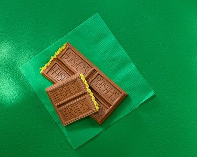 New Hershey’s Dubai-Inspired Chocolate Bar, available in a limited 10,000 quantity on Gopuff and at Hershey’s Chocolate World Times Square, drops Dec. 4.