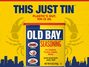 "THIS JUST TIN™" - OLD BAY® Seasoning Returns to Its Classic Tin Packaging